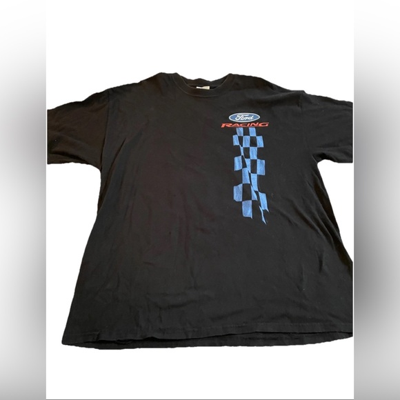 Men’s Vintage Ford Racing “Tearing Up The Track” Size XXL Double Sided - Picture 1 of 4